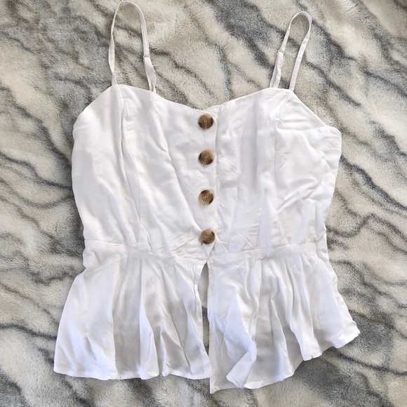 Style Envy Tops - Button Tank Top